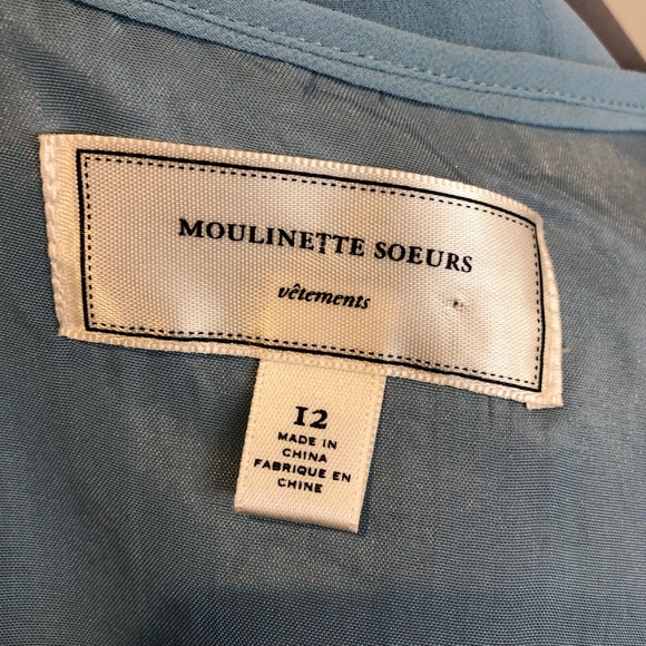 Moulinette Soeurs Anthro Color Block Dress size 12 - Picture 6 of 6